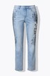 Slim-jeans Emma, stretchdenim, leopard-applikation, 5 lommer