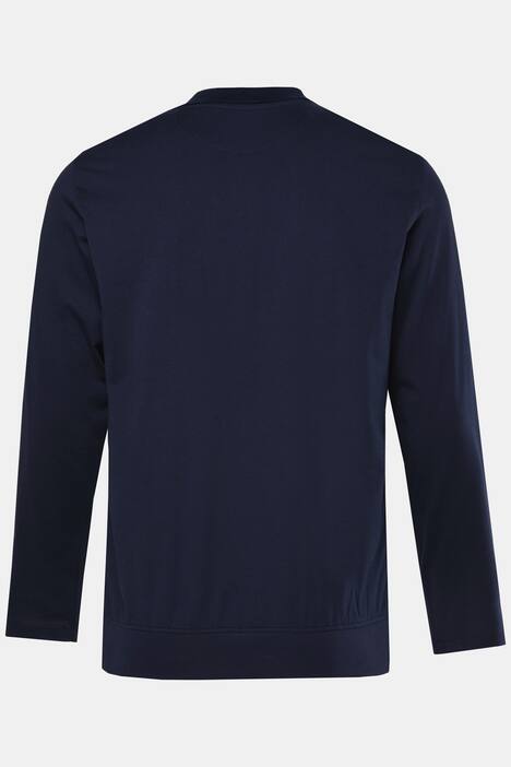 Men+ polo de manga larga Bauchfit, bordado en el pecho, hasta la 8 XL