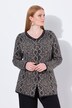 Cardigan, slangendesign, ronde hals, lange mouwen