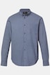 JP1880 Piquéhemd, Langarm, Alloverdruck, Mini Buttondown-Kragen, Modern Fit, bis 8 XL