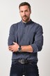 JP1880 Piquéhemd, Langarm, Alloverdruck, Mini Buttondown-Kragen, Modern Fit, bis 8 XL