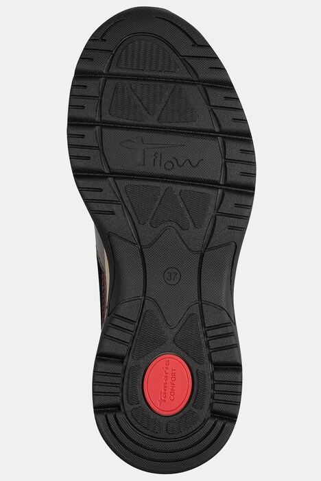 Hallux-lædersko, Tamaris Comfort, lynlås, wide fit