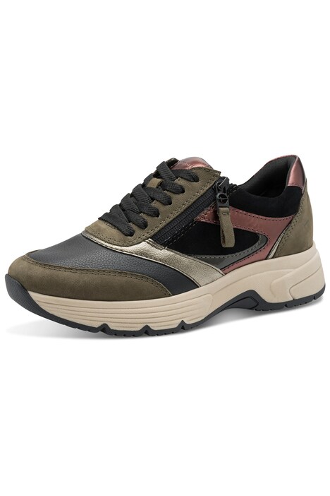 Kožené boty Hallux, Tamaris Comfort, zip, široké