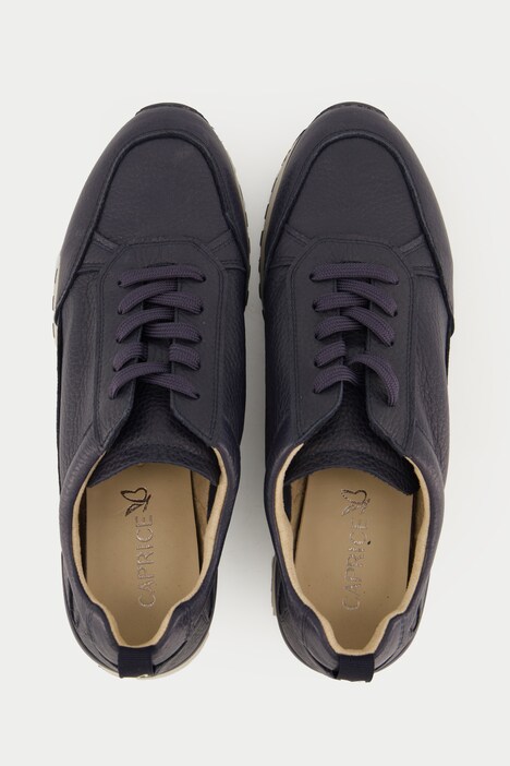 Sneakers en daim Caprice, semelle intérieure amovible - largeur G