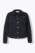 Chaqueta vaquera, BlackBlack Denim, perlas decorativas, pedrería