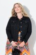 Chaqueta vaquera, BlackBlack Denim, perlas decorativas, pedrería
