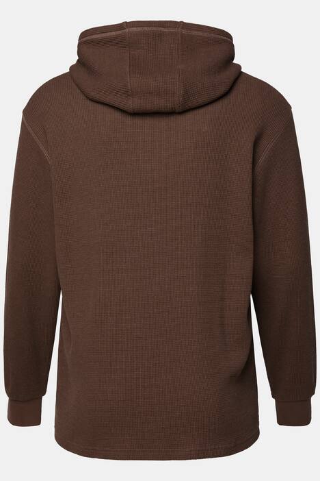 JP1880 Hættetrøje, sweatshirt i vaffelstrik med hætte, op til størrelse 8XL