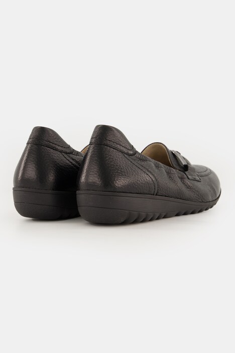 Mocassins Caprice en daim, semelle intérieure amovible - largeur G