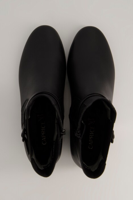 Caprice Leder-Stiefeletten, Wechselfußbett, Weite H