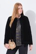 Veste à manches longues et col chemise, avec broderie