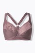 Beugelbeha, kant, zachte cups, voorsluiting, cup C - G