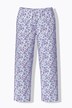 Pyjama à col rond et manches courtes, motif floral