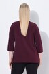 Shirt, siersteentjes, Classic, V-hals, 3/4-mouwen