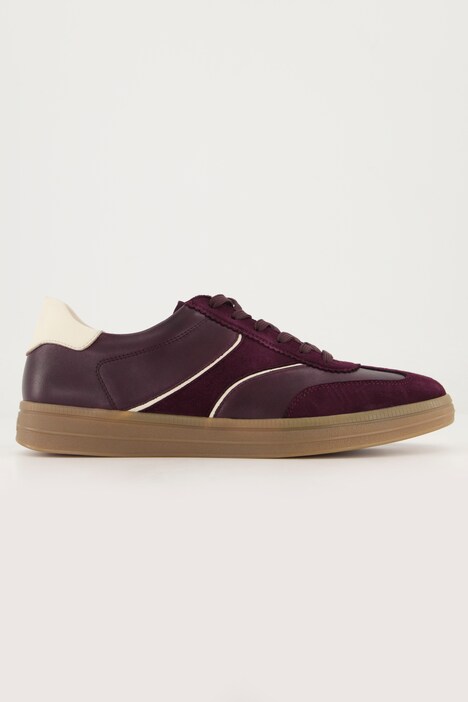 Remonte Leder-Sneaker, Retro-Look, Wechselfußbett, Weite G