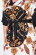 T-shirt, A-lijn, all-over print, watervalhals
