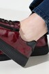 Sneakers en cuir vernis Remonte, semelle intérieure amovible - largeur G