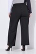 Broek Mary, krijtstrepen, wijde pijpen, elastische tailleband