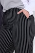 Broek Mary, krijtstrepen, wijde pijpen, elastische tailleband