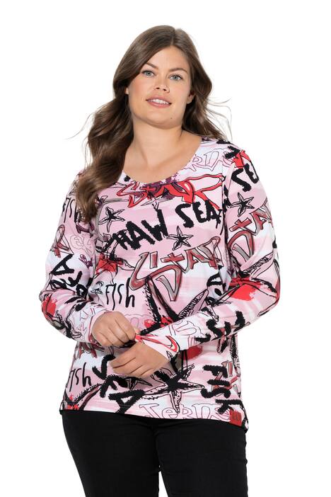 Dlouhé tričko, dlouhé rukávy, kulatý výstřih, OEKO-TEX