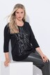 Shirt, letters, oversized, ronde hals, 3/4-mouwen