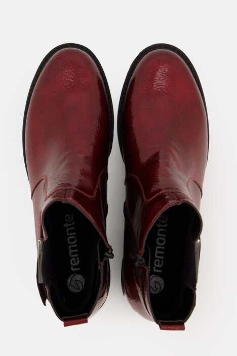 Bottines Chelsea en cuir vernis