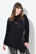 Longshirt, borduursel, opstaande kraag, lange mouwen, biologisch katoen