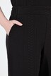 Jacquard-sweatculotte, wijde pijpen, biologisch katoen