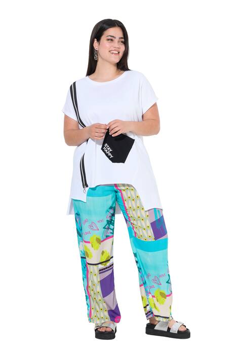 Tričko, oversize, ozdobný zip, kapsa