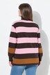 Sweatshirt, striper, ståkrage, langermet, økologisk bomull