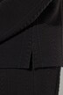 Jacquard-genser, ståkrage, lange ermer, økologisk bomull
