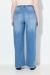 Jeans Mary, wijde pijp, gerafelde zoom, stretchdenim