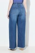 Jeans modello Mary in denim elasticizzato con taglio della gamba ampio e orli sfrangiati