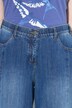 Jeans modello Mary in denim elasticizzato con taglio della gamba ampio e orli sfrangiati