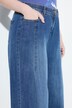 Jeans modello Mary in denim elasticizzato con taglio della gamba ampio e orli sfrangiati