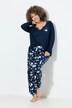 Pyjama, katten, tuniekhals, lange mouwen