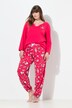 Pyjama avec col tunisien et manches longues, motif chats