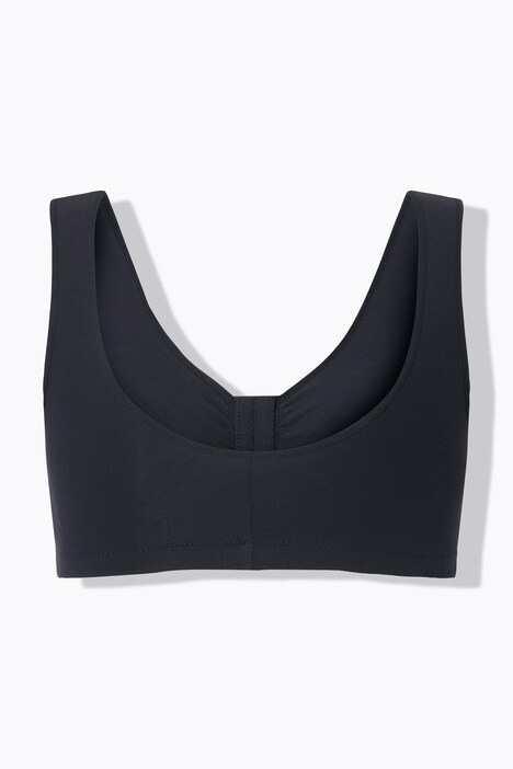 Bustier, voorsluiting, katoen