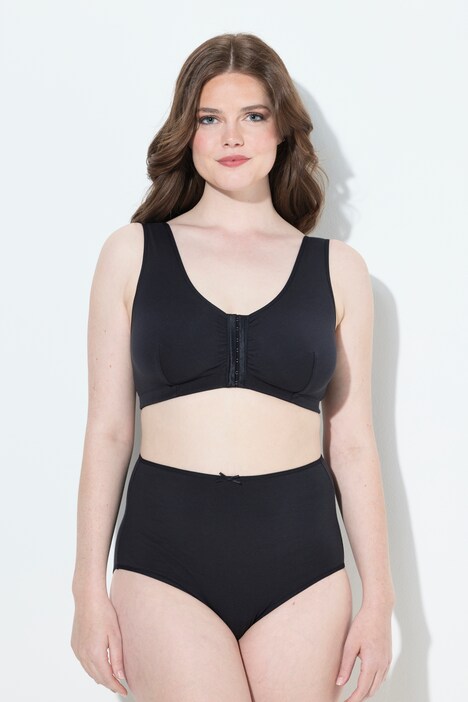 Bustier, voorsluiting, katoen