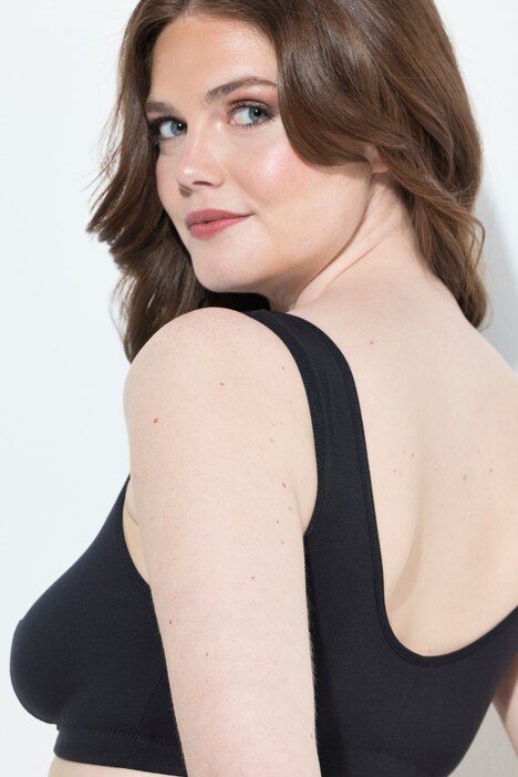 Bustier, voorsluiting, katoen