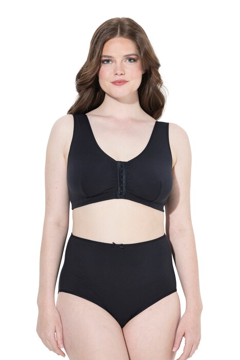Bustier, přední zapínání, bavlna