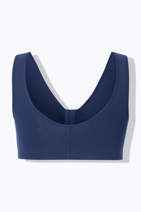 Bustier, voorsluiting, katoen