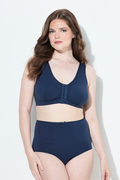 Bustier, voorsluiting, katoen