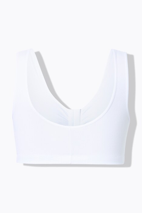 Bustier, voorsluiting, katoen