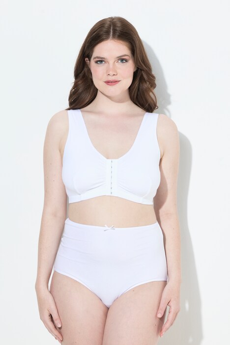 Bustier, voorsluiting, katoen
