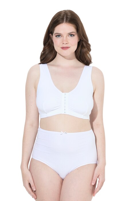 Bustier, přední zapínání, bavlna