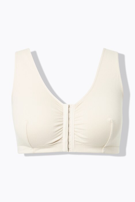 Bustier, voorsluiting, katoen