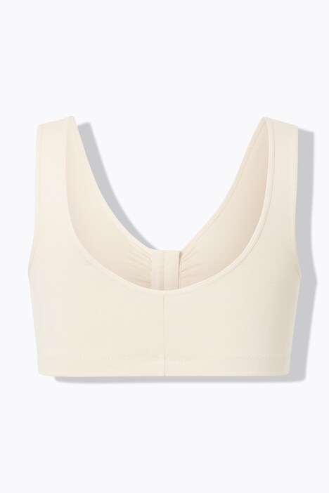 Bustier, voorsluiting, katoen