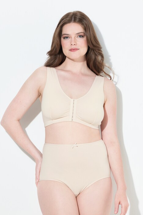Bustier, voorsluiting, katoen