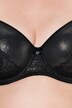 Beugelbeha, kant, metallic effect, zachte cups, cup B - G