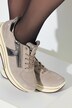 Sneakers en cuir suédé Ara, semelle intérieure amovible - largeur H